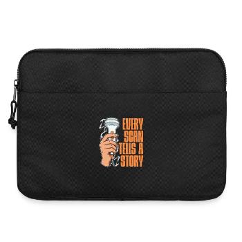Sonographer Every Scan Tells A Story Sonography - Laptop bag 15" - black - Front
