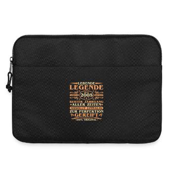 20. Geburtstag geboren 2005 Jahrgang - Laptoptasche 15" - Schwarz - Vorne
