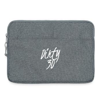 Dirty 30 30th Birthday - Laptop bag 15" - heather grey - Front