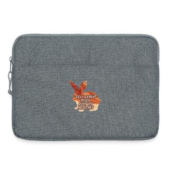 Tierschutz PELZ GEHÖRT DEN TIEREN Lustiges - Laptoptasche 15" - Grau meliert - Vorne