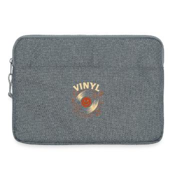 Disque vinyle Amateurs de musique Retro Vibes - Sacoche pour ordinateur portable 15 pouces - gris chiné - Devant