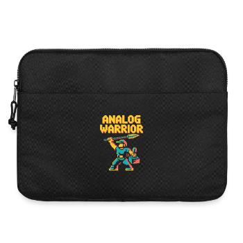 Guerrier analogique Pop Culture Rétro Jeu vidéo - Sacoche pour ordinateur portable 15 pouces - noir - Devant