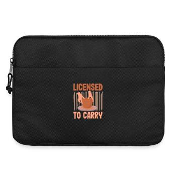 Licensed To Carry Pottery Love - Laptop bag 15" - black - Front