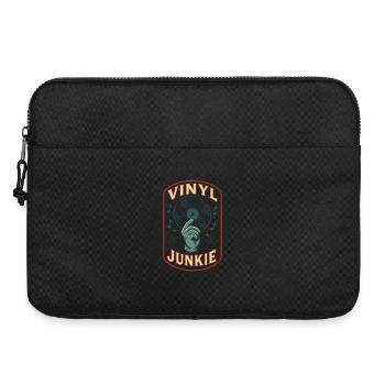Vinyle Junkie Disque Musique Design Rétro - Sacoche pour ordinateur portable 15 pouces - noir - Devant