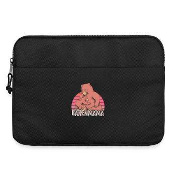 Bald Mama MOTHER BEAR Lustiges - Laptoptasche 15" - Schwarz - Vorne