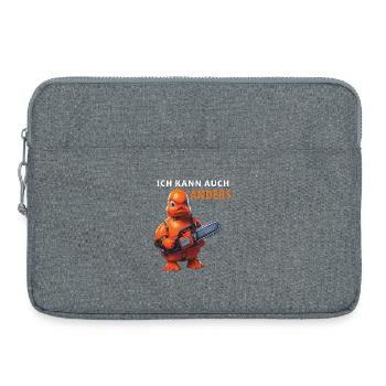 JE PEUX LE FAIRE DIFFÉREMMENT - Sacoche pour ordinateur portable 15 pouces - gris chiné - Devant