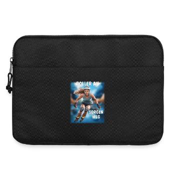 MRS. ROLLER AWAY FROM WORRIES - Laptop bag 15" - black - Front