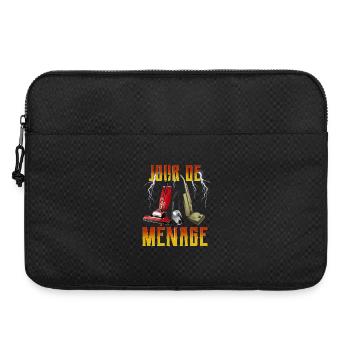 Reinigung Tag Staubsauger Rock - Laptoptasche 15" - Schwarz - Vorne