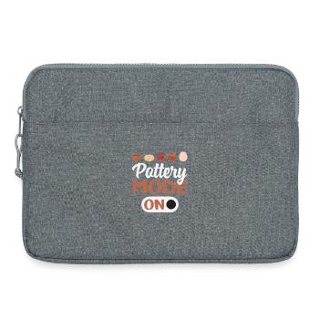 Pottery Mode To Creative Inspiration - Laptop bag 15" - heather grey - Front