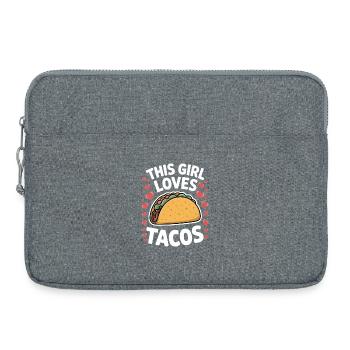 Taco Saying Mexican Food Joke Taco Gift - Laptop bag 15" - heather grey - Front