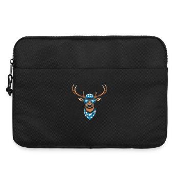 Alpen Hirsch Servus Hirschgeweih Tracht Oktober - Laptoptasche 15" - Schwarz - Vorne