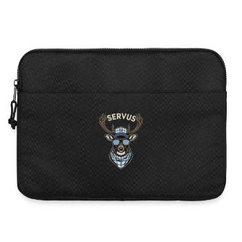 Alpen Hirsch Servus Hirschgeweih Tracht Oktober - Laptoptasche 15" - Schwarz - Vorne