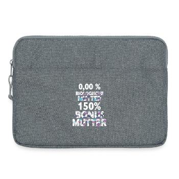 Bonus Mutter Mama Stiefmutter Muttertag Geschenk - Laptoptasche 15" - Grau meliert - Vorne