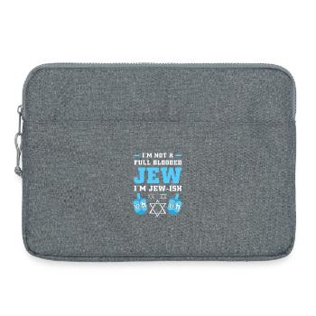 Hanoukka Hanoukka Hanoukka - Sacoche pour ordinateur portable 15 pouces - gris chiné - Devant