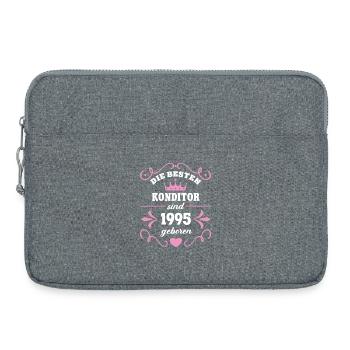 Birthday 1995 Confectioner Vintage 95 Pastry Chef - Laptop bag 15" - heather grey - Front