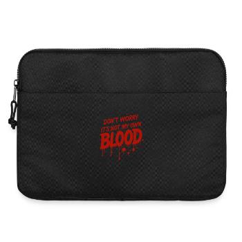 Ne vous inquiétez pas, ce n’est pas mon propre costume de sang amusant - Sacoche pour ordinateur portable 15 pouces - noir - Devant