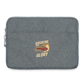 Demolition Derby Fan Pit Crew Crash Driver Fair - Laptoptasche 15" - Grau meliert - Vorne