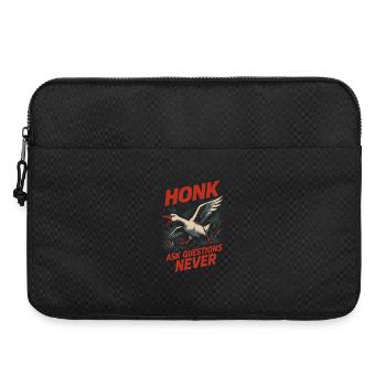 Funny Gänse Meme Chaos Honk Zertifiziert Albern - Laptoptasche 15" - Schwarz - Vorne
