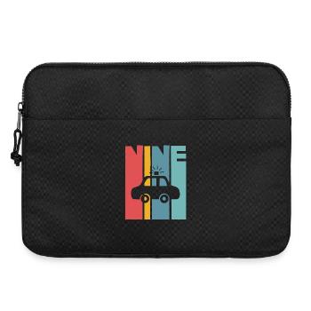 9e anniversaire de la police - Sacoche pour ordinateur portable 15 pouces - noir - Devant