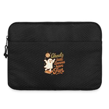 Les goules veulent juste s’amuser Conception d’Halloween - Sacoche pour ordinateur portable 15 pouces - noir - Devant