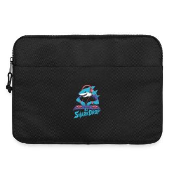 DJ SharkDrop Hai DJ EDM Rave Festival Bass - Laptop bag 15" - black - Front