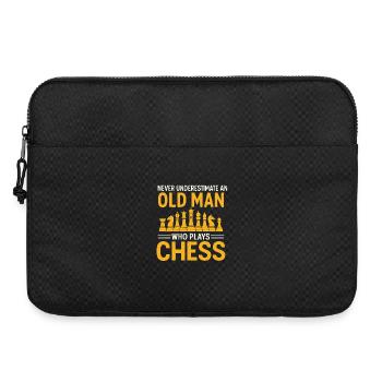 Drôle d’échecs Cotes Vieil homme Échecs - Sacoche pour ordinateur portable 15 pouces - noir - Devant