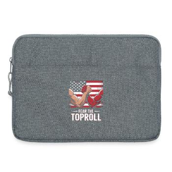 Bras de fer Bras de fer Fear The Toproll - Sacoche pour ordinateur portable 15 pouces - gris chiné - Devant