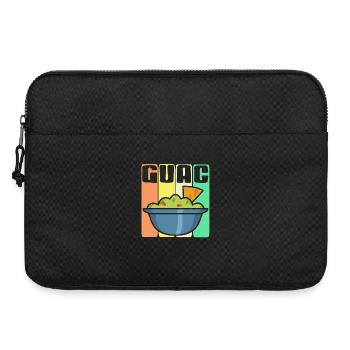 Guac Bowl With Chip Retro Style Humor - Laptoptasche 15" - Schwarz - Vorne