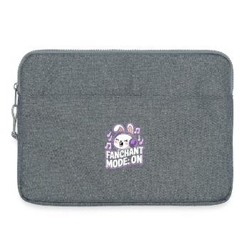 K-Pop Fanchant Corée Musique - Sacoche pour ordinateur portable 15 pouces - gris chiné - Devant