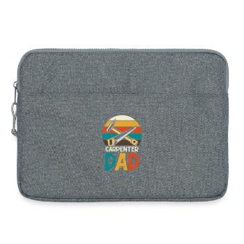 Carpenter Father Retro Tools - Laptop bag 15" - heather grey - Front