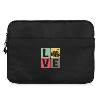 CheeseLove Pop Art Square - Laptop bag 15" - black - Front