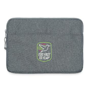 Drôle Colibri Mem Petit Oiseau Grande Énergie - Sacoche pour ordinateur portable 15 pouces - gris chiné - Devant