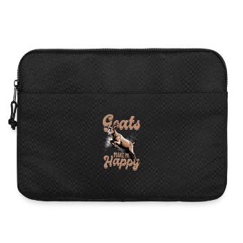 Funny Farm Animal Goat - Laptop bag 15" - black - Front