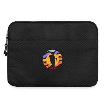 Sonnenpfad Kamera Silhouette - Laptoptasche 15" - Schwarz - Vorne