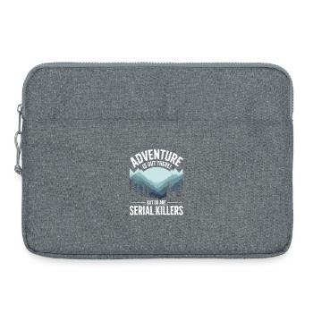 Adventure Is Out There Serial Killers - Laptop bag 15" - heather grey - Front