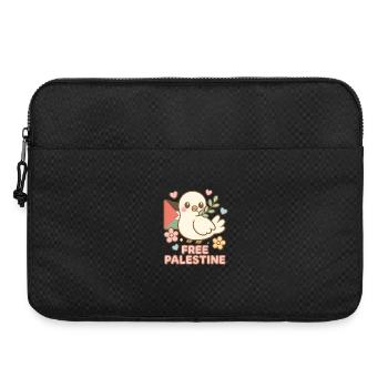 Palestine Libre - Free Palestine - Sacoche pour ordinateur portable 15 pouces - noir - Devant