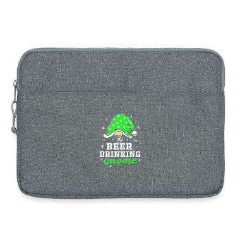Gnom Bier - Laptoptasche 15" - Grau meliert - Vorne