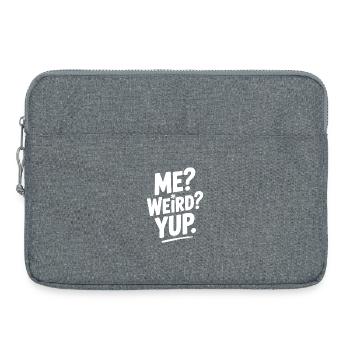 Ich? Seltsam? Ja. - Laptoptasche 15" - Grau meliert - Vorne
