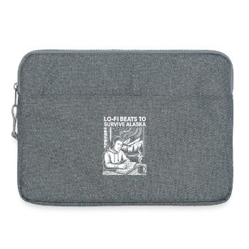 Lo-Fi Beats Alaska Studio - Laptop bag 15" - heather grey - Front