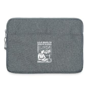 Lo-Fi Beats Alaska - Laptop bag 15" - heather grey - Front