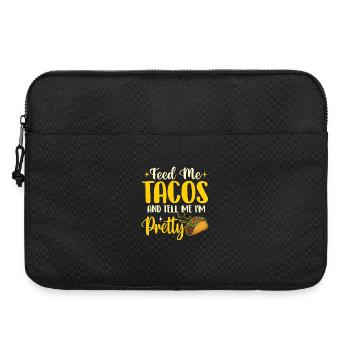 Feed Me Tacos and Tell Me I'm Pretty - Laptop bag 15" - black - Front