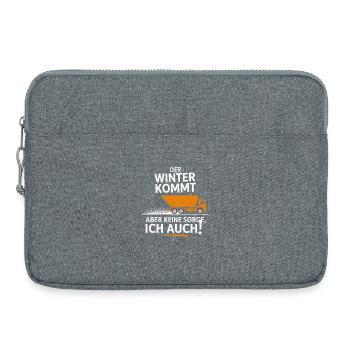  Der Winter Kommt Aber Keine Sorge Ich Auch - Laptoptasche 15" - Grau meliert - Vorne