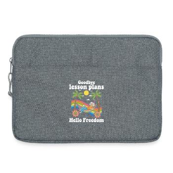 Goodbye School Teacher Retirement Women - Laptop bag 15" - heather grey - Front