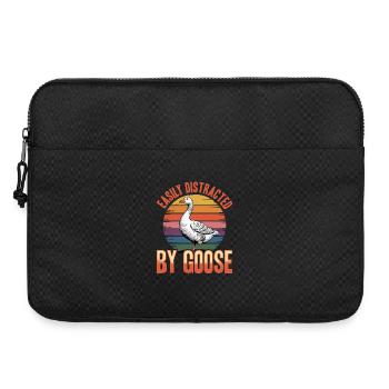 Funny Bird Goose - Laptoptasche 15" - Schwarz - Vorne