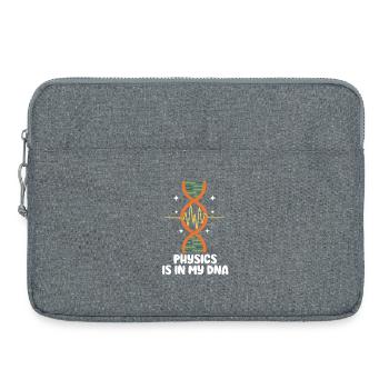 Is in My DNA Science Teacher Physics - Laptop bag 15" - heather grey - Front