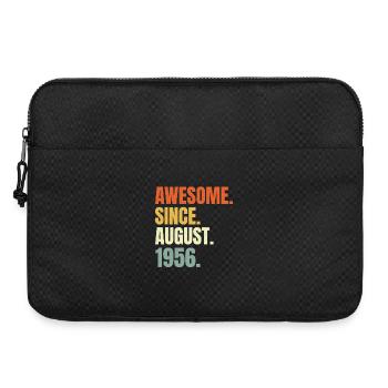 awesome since august 1956 birthday - Laptop bag 15" - black - Front