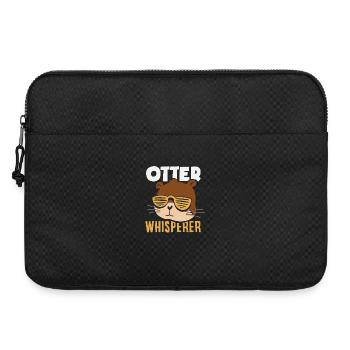 Seeotter-flüsterer - Laptoptasche 15" - Schwarz - Vorne