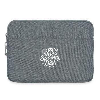 One Spooky Dad Halloween Costume Design - Laptop bag 15" - heather grey - Front