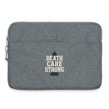 Cadavre Science Humour noir Mort Positif - Sacoche pour ordinateur portable 15 pouces - gris chiné - Devant