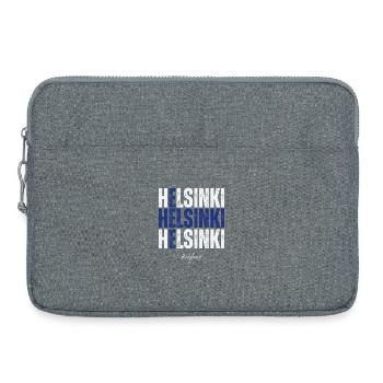 Helsinki Finland, a memory of Helsinki - Laptop bag 15" - heather grey - Front